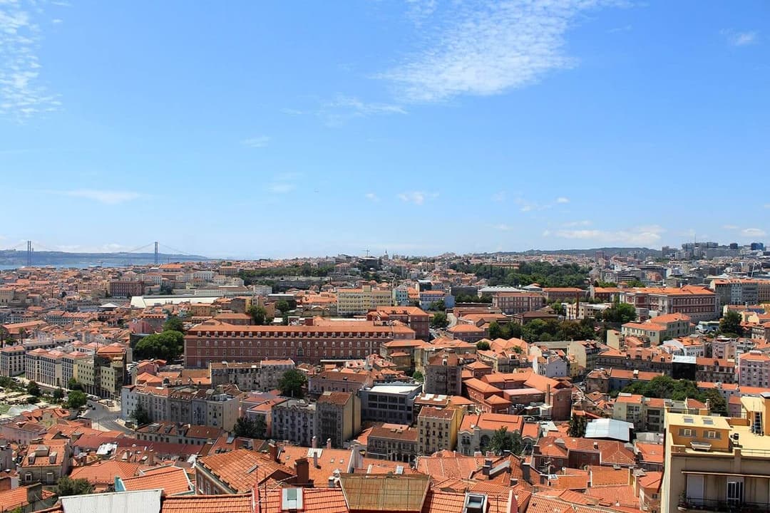 Nossa Senhora do Monte viewpoint panoramic Lisbon city views miradouro